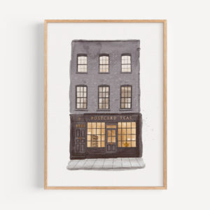 Postcard Teas Art Print