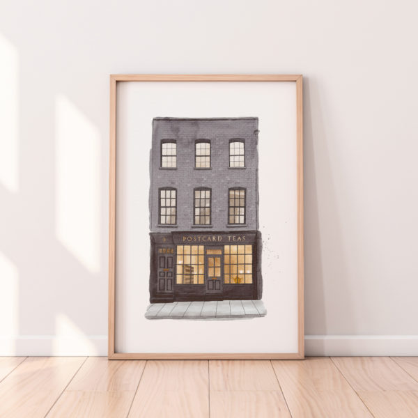 Postcard Teas Art Print